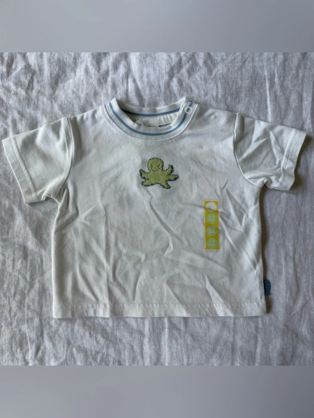 Vintage Gymboree 2004 Octopus Tee 3-6 Months NWT Baby Embroidered